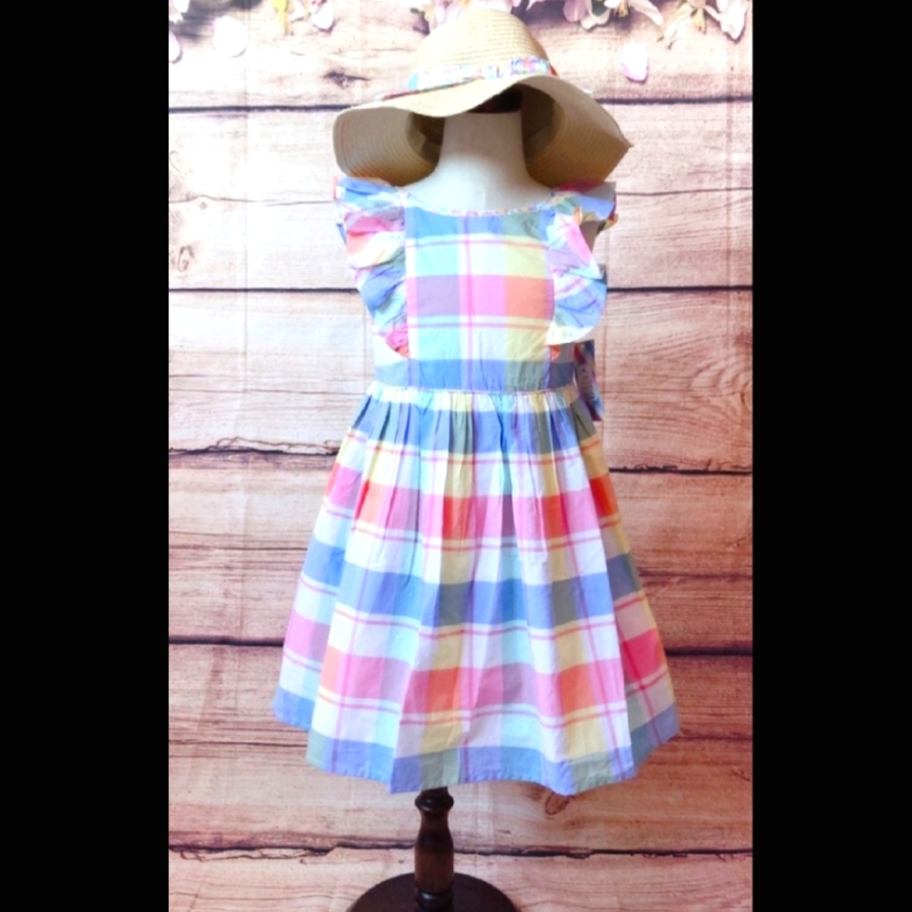 Tommy Bahama Girls Easter Dress & Hat Size 5 NWT